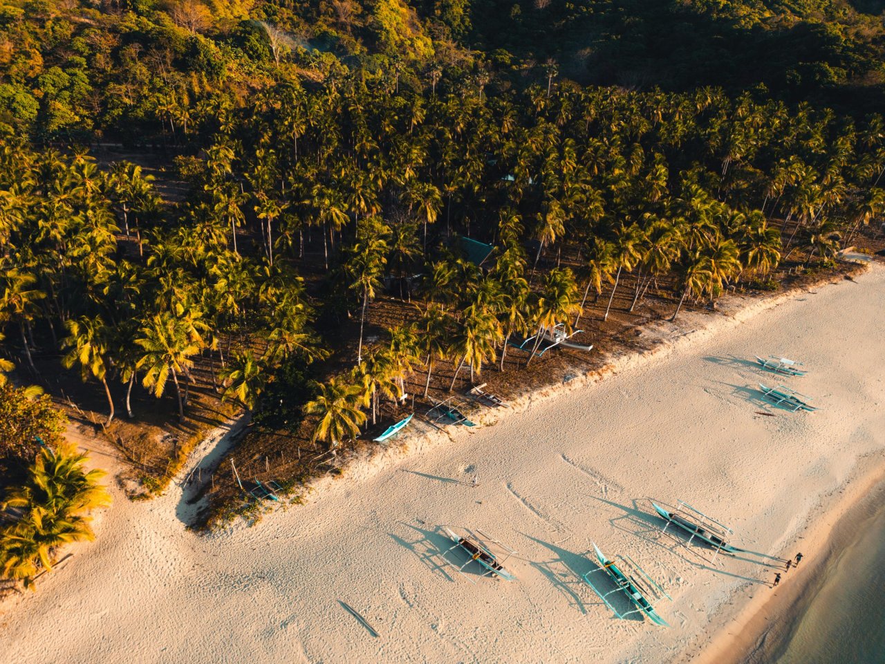 Boten op strand, El Nido, Palawan - Filipijnen | Mola Mola Travel