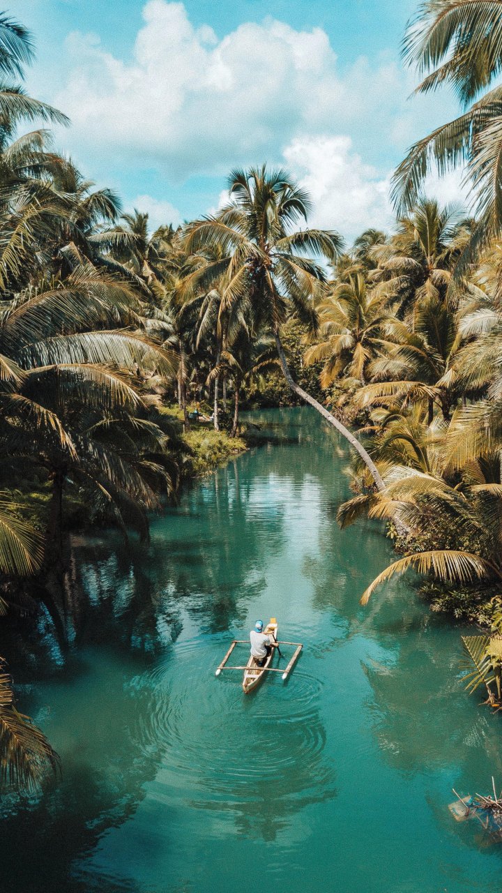 Een bootje in de Maasin River, Siargao - Filipijnen | Mola Mola Travel
